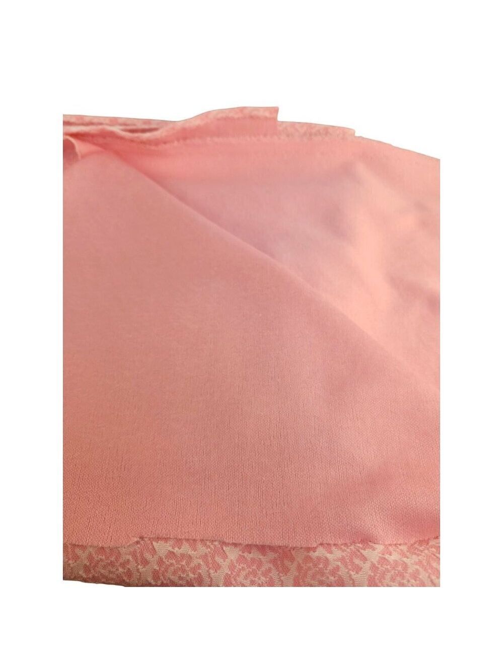 Vintage Pink Floral Pattern Polyester Fabric 2.5 Yards x 60 Inches Sewing Materi - Picture 6 of 6